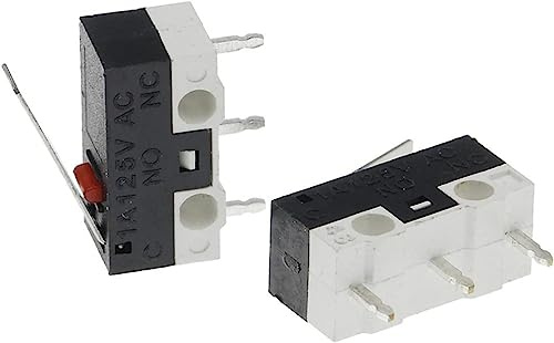 100 Uds interruptor de límite interruptor de botón pulsador 1A 125V AC interruptor de ratón 3 pines Micro interruptor