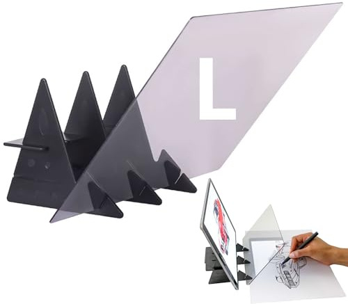Hayaww Diy Drawing Pad Optisches Zeichenbrett Optisches Bild Zeichenbrett | Kopierpad Projector Optischer Zeichenprojektor Plotter Zeichenhilfe Skizzierwerkzeug Für AnfäNger KüNstler (L)