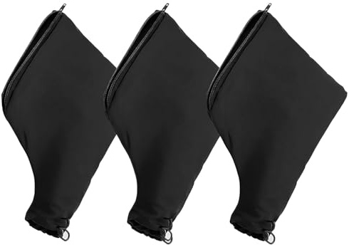 Aiyraa 3pcs Evolution Mitre Saw Dust Bag - Washable Reusable Dust Collector Bag Replacement for Circular Saw, Makita Planer, Table Saw & Mouse Sander Accessories, Universal Debris Dust Bag