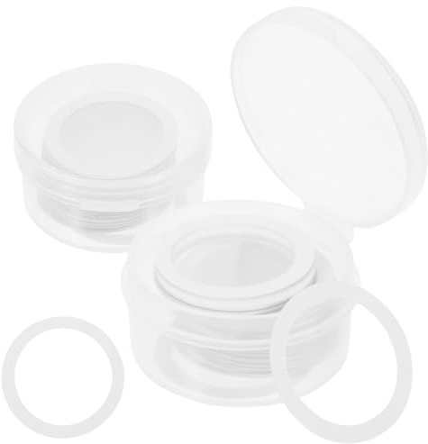 Praktische Kazoo Membranen PE Ersatz für Flöte und Kazoo | Weißes PE Material, Leicht zu Entfernen und Installieren, 60 Stück Pack, für Freunde und Familie