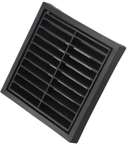 Dolvitrny 140mm x 140mm Plastic Wall Vent Grille Cover with Wire Mesh, PP Material, for Exhaust Fans, Dryers & General Ventilation, Indoor/Outdoor Use