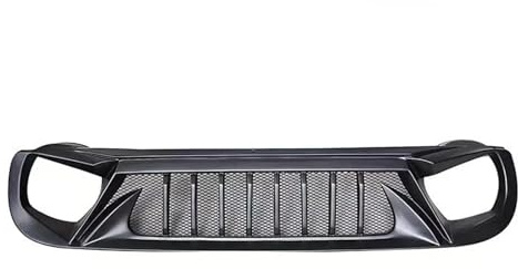Griglia doppia linea Per Jeep Per Renegade 2016 2017 2018 2019 2020 2021 2022 2023 Griglie Racing Griglia In Carbonio Opaco Presa D'aria Stile Esterni Tuning(Carbon Printing 1)
