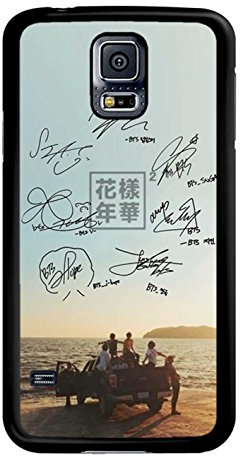 Bts Phone Signature 2 Handy hülle Samsung Galaxy S5,Telefonkasten SchutzHülle