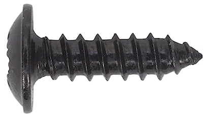 Sealey BST3513 Lot de 100 vis autotaraudeuses à tête bombée 3,5 x 13 mm Noir 3,5 x 13 mm