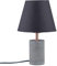 Paulmann 79622 Neordic Tem Tischeuchte max.1x20W E27 Grau/Kupfer 230V Stoff/Beton/Metall