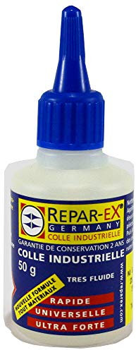 Pegamento Repar-ex 50g – Pegamento Extra Fuerte Universal | Pegado Instantáneo en Madera, Metal, Plástico, Vidrio | Resistente al Agua, Humedad y Temperaturas Extremas