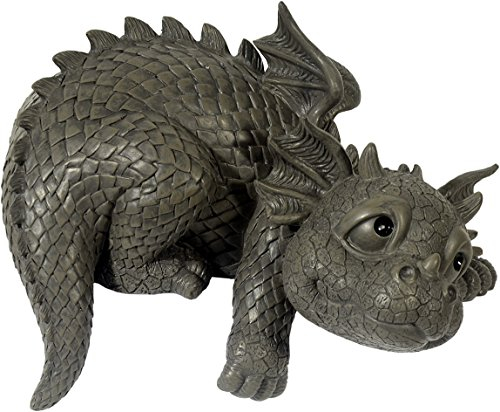 MystiCalls by Mayer Chess Gartendrache Kantenhocker schaut nach rechts! Garten! Figur! Drache!