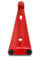 Brandengel® Wandhalterung Halter rot pulverbeschichtet mit 2 Gummiauflagen für Feuerlöscher Schaum Wasser Pulver Fettbrand Co2