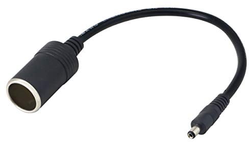 CERRXIAN 12/24 V Zigarettenanzünder-Stecker, weiblich, DC 5,5 mm x 2,1 mm auf Zigarettenanzünder-Buchse, Adapter für Kfz-Ladekabel