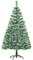 HOMCOM Künstlicher Weihnachtsbaum 1,5 m Christbaum Tannenbaum 416 Äste Metallfuß PET Grün