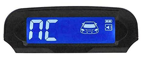 Riloer Rückfahrsensor LCD Anzeige Parksensor Kit 4 Sonden Solar Wireless, Autoradarsystem Anzeige Einparkhilfe zur Umkehrung der Radarwarnung