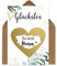OWLBOOK Rubbelkarte Du wirst Uropa Karte mit Rubbelherz Gold Geschenke Geschenkideen für die Familie zum Schwangerschaft verkünden