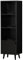 HOMCOM Bücherregal mit 3 offenen Regalen und Schublade Modernes Bücherregal zur Aufbewahrung von Spielzeug CDs Pflanzen 40x30x129,5 cm Schwarz