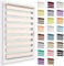 Doppelrollo ohne Bohren, 70x150cm Stoffgröße, Duo Rollo Klemmfix, Easyfix, lichtdurchlässig und verdunkelnd, Day&Night, Klemmrollo Sonnenschutzrollo Fensterrollo für Fenster & Türen