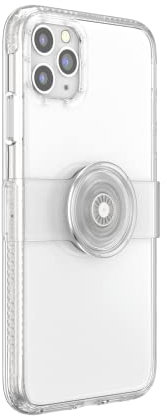 PopSockets iPhone X, XS and 11 Pro Case with Phone Grip and Slide, Phone Case for iPhone X, XS and 11 Pro - Clear