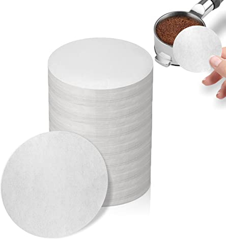 1000 Stück Kaffee-Papierfilter für Espresso-Kaffeemaschine, 53 mm, ungebleichter Espresso-Filter, Puck-Sieb, Siebträgerpapier, kompatibel mit Breville Barista, Mr. Coffee und anderen Espressomaschinen