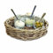 LOBERON Tablett Duras, traditionelle Handwerkskunst, mit praktischen Griffmulden, stabil und lange haltbar, Tischdekoration, Tischaccessoires, Rattan, braun
