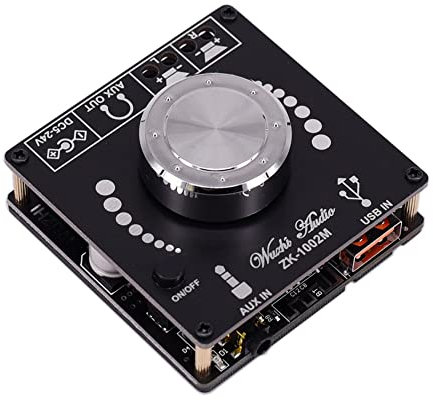 ZK-1002M MINI 2.0 stereo digital power amplifier module with multiple inputs 100W