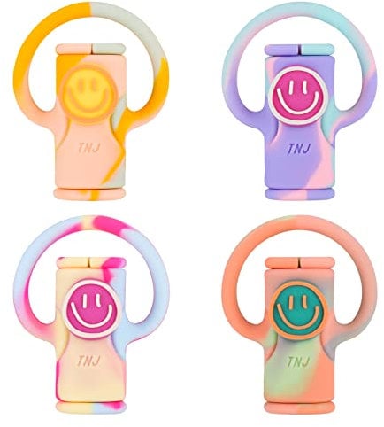 Hejo Data Cable Protector, 4PCS 2-in-1 Charger Cable Protection, Universal Silicone Mini Cable Protector for Most Mobile Phones
