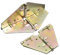 Dining Table Flap Hinge, Folding Dining Table Leafs Support Hinge Heavy Duty Spring Loaded Hinges for A Variety of Furniture Pieces Shelves Cabinets Bar Counters with Screws, 151x1.5x61mm 2 Pack