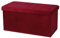 Urban living WÜRFEL VELOURS BANC DE RANGEMENT PLIABLE JAUNE 76X37,5X37,5CM