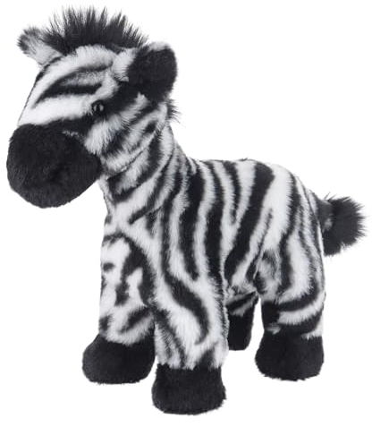 Apricot Lamb Zebra Plüschtiere für Kinder, weiche niedliche Kuscheltier für Baby Mädchen und Jungen, Flauschige Plüsch Zebra Grau 26cm
