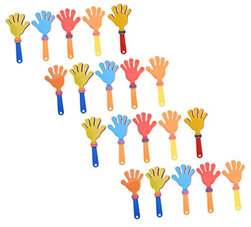 BESPORTBLE 20st Handflächenklatschen Megaphon Jubeln Handklöppel Krachmacher Klappenlichtsteuerung Goodie-Bag-füller Plastikhandflächen Klatschen Klapser Noisemakers. Abs Kind Beifall Mini