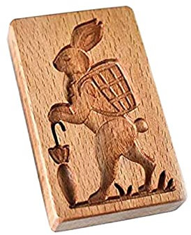 Ausstechformen aus Holz, Prägeformen, Plätzchendekorationswerkzeug, Keksstempel, Keksausstecher, Küchenzubehör, 6 Stile