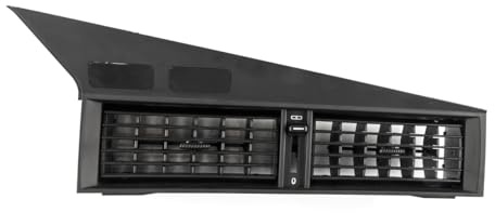 LST Luftdusche Rahmen Mitte Lüftungsgitter Gebläsedüse Frischluft Instrumententafel kompatibel mit Mercedes-Benz 190E 190D W201 1982-1993