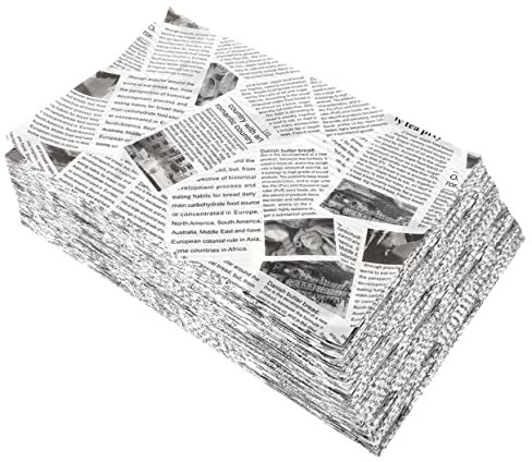 CIYODO 120 Blatt Pergamentpapier Sandwichpapier aus Wachs Sandwichpapier für den Haushalt Brotzubehör Burger Pommes frittes Backformen zartes Butterbrotpapier fettdichtes brotpapier