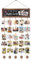 VINCOURNA Pele Mele Photo Mural, Cadre Photo Pele Mele Avec Tableau à Messages Et 30 Pinces à Photos, Cadre Photo Postale Bois, Accroche Photo Mural Pince, Accroche Photos Pour Exposition De Mémoire