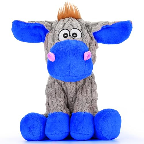 loncoldy Squeaky Dog Toys, Plush Chew Toys for Dogs, Crinkle Interactive Squeaky Stuffed Dog Toy for Small Medium Large Breeds, Dog Toy to Keep Them Busy, Pet Toys for Dogs