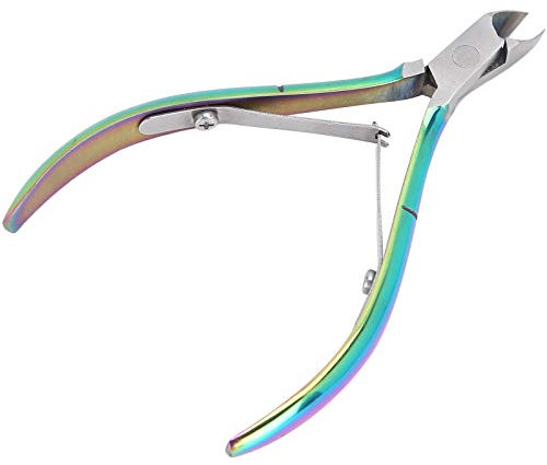 ZJchao Nipper per Cuticole in Acciaio Inossidabile Strumento di Manicure a Pedicure a Pedicure con Taglio Tagliente Ad a Lama Tagliente per Tagliare le Unghie Barbo (COLOR)