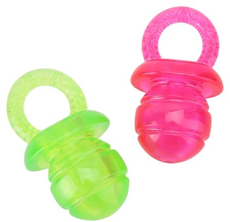 Gegong 2pcs Haustier Welpe Molar Zähne Reinigung Spielzeug Schnuller kauen Spielspielzeug für Hunde Katzen Haustier Haustier Spielzeug Welpe Zahnen Spielzeug Interaktives Spielzeug