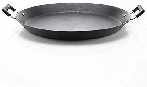QUSYZD Sartén de Hierro de Gran tamaño, sartén, sartén Comercial, sartén multifunción de Hierro Fundido Antigua para panqueques en Plancha de Hierro, Barbacoa, sartén de 50 cm, Olla de,50cm