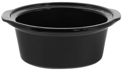 Cooks Professional Slow Cooker Inner Pot 3.5 Litre - Spare Replacement Part - Strong Ceramic Construction with Stain & Scratch Resistant Glazed Finish