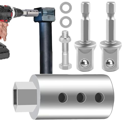 Anbohrvorrichtung für Wohnwagen-Wagenheber | Edelstahl-Ersatzteil | Akku-Bohrschrauber Adapter,Für Reparatur, Reise, Baustelle, Wohnwagen, Boot, Camper in Garage