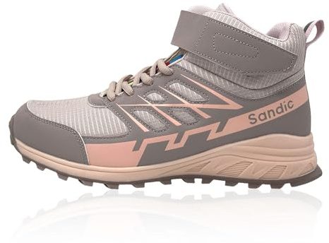 Nowaland Outdoor Trekkingschuhe mit robustem Obermaterial, stark profilierter Laufsohle, gepolstertem Schaft sowie Schnürung und Klettverschluss für Wandern, Freizeit & Alltag