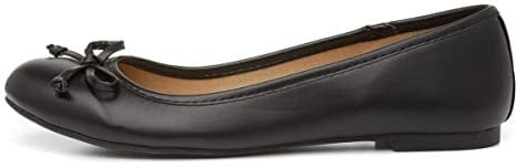 Lilley Gerri Womens Black Ballerina with a Bow - Size 6 UK - Black