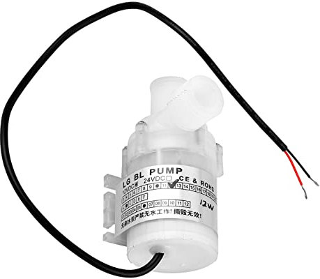Pompa dell'acqua DC senza spazzole, pompa dell'acqua a scomparsa, 12 V, 12 W, di bianco