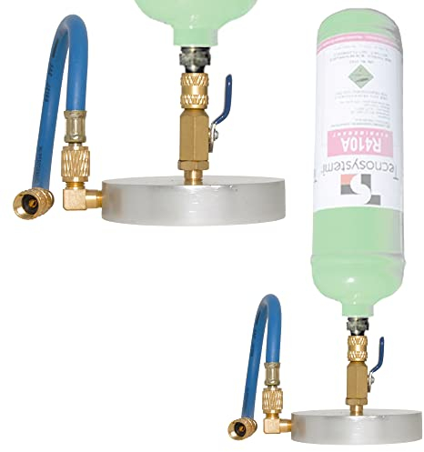 Mecdino Air Conditioning Refrigerant Filler Kit with Stand R410a L