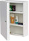 banjado Medizinschrank abschliessbar weiß 35x46x15cm - großer Arzneischrank für die Hausaphotheke - Medikamentenschrank aus Metall zur Medikamenten Aufbewahrung