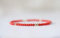 World Wide Gems Jewelry Authentische italienische Koralle, mediterrane Koralle, 3 mm, echte rote Koralle, 3 mm, Perlenarmband, rote Koralle, natürliche Koralle, One Size, Edelstein Metall Stein