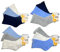 Yanoir Baby 12 Paia Calze Calzini Senza Elastico Neonato Bambino in Cotone Alta Qualità - Modello Corto Prima Infanzia (0-6 mesi, Combinazione 1)