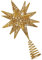 VALICLUD 1stk Schmiedeeiserne Sternverzierung Stern Baumspitze Weihnachtsbaumspitze Weihnachtsschmuck Stern Baumkronendekoration Baumspitze Aus Metall Berühmtheit Schmiedeeisen Ornament
