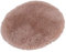 CB Home & Style Kunstfell Dekofell Teppich rosa grau Taupe Creme Sitzkissen Lammfellimitat Felloptik Verschiedene Größen (Taupe, 90 cm rund)