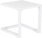 Happy Garden - Mesa Auxiliar Barbados de Aluminio Blanco