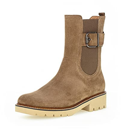 Gabor Damen Chelsea Boots, Frauen Stiefeletten,Wechselfußbett,Moderate Mehrweite (G),uebergangsstiefel,Schlupfstiefel,Farro (Micro),39 EU / 6 UK