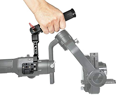 Deror Klappgriff, Aluminiumlegierung Schwarz Outdoor Klapphandgriff Sling Grip Stabilizer Zubehör für DJI Ronin-S/Ronin-SC