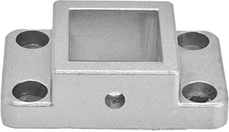 BORDSTRACT 3030 Square Fixed Base, Industrial Bi-Directional Aluminum Alloy Corner Squares Connector for Fixing Flange Bases Corner Connection CNC 3D Parts